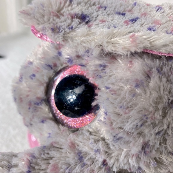 Ty Beanie Boos Specks Grey Pink Elephant Plush Toy - Picture 13 of 15